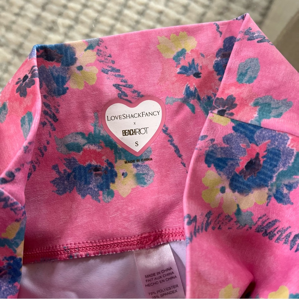 LoveShackFancy Beach Riot Bike short - Picture 2 of 2